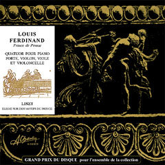 Louis Ferdinand Prince de Prusse, 	  Quatuor pour piano forte, violon, viole et violoncelle
